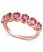 Pink Tourmaline (1-1/3 ct. t. w. ) & Diamond (1/8 ct. t. w. ) Ring in 14k Rose Gold