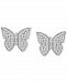 Wrapped in Love Diamond Butterfly Stud Earrings (1/2 ct. t. w. ) in 14k White Gold, Created for Macy's