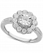 Diamond Flower Statement Ring (1/3 ct. t. w. ) in Sterling Silver
