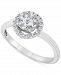Diamond Double Halo Ring (3/8 ct. t. w. ) in 18k White Gold