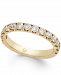 Pave Diamond Band Ring (1 ct. t. w. ) in 14k Gold, Rose Gold or White Gold