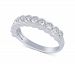 Diamond Scalloped Band (1/5 ct. t. w. ) in 10k White Gold