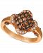 Le Vian Chocolatier Diamond Cluster Ring (1/2 ct. t. w. ) in 14k Rose Gold