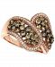 Le Vian Chocolatier Diamond Pave Statement Ring (1-3/8 ct. t. w. ) in 14k Rose Gold