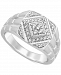Men's Diamond Cluster Brick Pattern Ring (1/2 ct. t. w. ) in 10k Gold