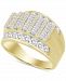 Men's Diamond Baguette Cluster Ring (2 ct. t. w. ) in 10k Gold
