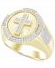 Men's Diamond Cross Ring (1/2 ct. t. w. ) in 10k Gold