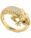 Effy White & Black Diamond Lizard Ring (1/5 ct. t. w. ) in 14k Gold
