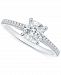Portfolio by De Beers Forevermark Diamond Cushion-Cut Cathedral Solitaire & Pave Engagement Ring (5/8 ct. t. w. ) in 14k White Gold