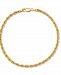 Rope Link Chain Bracelet in 14k Gold