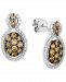 Le Vian Chocolatier Diamond Cluster Drop Earrings (1 ct. t. w. ) in 14k White Gold
