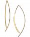 Giani Bernini Polished Threader Earrings in 18k Gold-Plated Sterling Silver, Created for Macy's