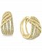Effy Diamond Multirow Hoop Earrings (1/3 ct. t. w. ) in 14k Gold