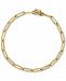 Effy Diamond Paperclip Link Bracelet (7/8 ct. t. w. ) in 14k Gold