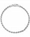 Giani Bernini Rope Link Chain Bracelet in Sterling Silver, Created for Macy's