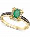 Le Vian Emerald (1/3 ct. t. w. ) & Diamond (1/6 ct. t. w. ) Ring in 14k Gold