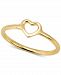 Sarah Chloe Love Count Heart Ring in 14k Gold-Plate Over Sterling Silver