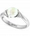 Effy Cultured Freshwater Pearl (7mm) & Diamond (1/20 ct. t. w. ) Ring in Sterling Silver