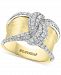 Effy Diamond Swirl Statement Ring (1-1/10 ct. t. w. ) in 14k Gold & White Gold
