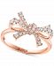 Effy Diamond Bow Ring (3/8 ct. t. w. ) in 14k Rose Gold