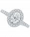 Portfolio by De Beers Forevermark Diamond Oval Halo Engagement Ring (1-1/2 ct. t. w. ) in 14K White Gold
