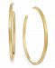Textured C-Hoop Earrings in 14k Gold Vermeil over Sterling Silver