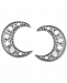Diamond Crescent Moon Stud Earrings (1/10 ct. t. w. ) in Sterling Silver
