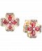 Le Vian Passion Ruby (1-3/4 ct. t. w. ) & Diamond (1/5 ct. t. w. ) Flower Stud Earrings in 14k Gold