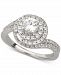 Diamond Swirl Engagement Ring (1-1/7 ct. t. w. ) in 14k White Gold