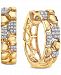Effy Diamond Nugget Hoop Earrings (1/5 ct. t. w. ) in 14k Gold