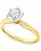 Diamond Solitaire Engagement Ring (1-1/2 ct. t. w. ) in 14k White or Yellow Gold