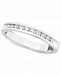 Certified Diamond Band Ring in 14k White Gold (1/4 ct. t. w. )