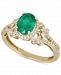 Emerald (1-1/4 ct. t. w. ) & Diamond (1/3 ct. t. w. ) Ring in 14k Gold
