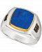 Le Vian Men's Lapis Lazuli & Chocolate Diamond (1/10 ct. t. w. ) Ring in Sterling Silver & 14k Gold