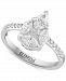Effy Diamond Multi-Cut Pear Cluster Engagement Ring (1-1/5 ct. t. w. ) in 14k White Gold