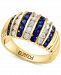 Effy Sapphire (1-1/3 ct. t. w. ) & Diamond (5/8 ct. t. w. ) Statement Ring in 14k Gold