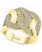 Effy Diamond Interlocking Chain Link Statement Ring (1/2 ct. t. w. ) in 14k Gold