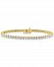 Diamond Tennis Bracelet (1 ct. t. w. ) in Sterling Silver , 14k Gold-Plated Sterling Silver or 14k Rose Gold-Plated Sterling Silver