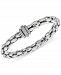 Diamond Clasp Bangle Bracelet (5/8 ct. t. w. ) in Sterling Silver