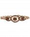 Le Vian Chocolate Quartz (1-7/8 ct. t. w. ) & Diamond (1-1/2 ct. t. w. ) Navette Link Bracelet in 14k Rose Gold