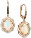 Le Vian Neopolitan Opal (2-3/8 ct. t. w. ) & Diamond (3/4 ct. t. w. ) Drop Earrings in 14k Rose Gold