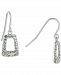 Giani Bernini Crystal Geometric Drop Earrings in Sterling Silver, Created for Macy's