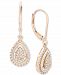 Wrapped in Love Diamond Teardrop Earrings (1/2 ct. t. w. ) in 14k White, Yellow or Rose Gold, Created for Macy's