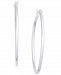 Giani Bernini Large Skinny Hoop Earrings in Sterling Silver, 1.6", Created for Macy's