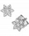 Diamond Star Cluster Stud Earrings (1/5 ct. t. w. ) in 10k White Gold