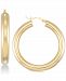 Simone I. Smith Polished Hoop Earrings in 18k Gold over Sterling Silver