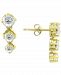 Giani Bernini Cubic Zirconia Graduated Drop Earrings in 18k Gold-Plated Sterling Silver, Created for Macy's