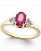 Ruby (1 ct. t. w. ) and Diamond Accent Ring in 14k Gold
