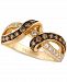Le Vian Chocolatier Diamond Interlocking Ring (7/8 ct. t. w. ) in 14k Gold