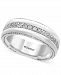 Effy Men's White Sapphire Band (1 ct. t. w. ) in Sterling Silver